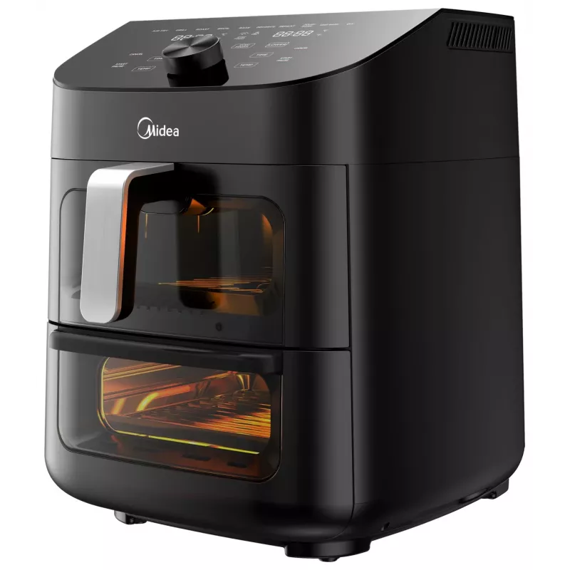 Airfryer Midea MAD1100DADK, 1850 W, duale Kapazität 4,4/6,4 L