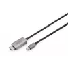 DIGITUS - Adapterkabel - Mini DisplayPort (M) auf HDMI (M) - 1,0 m - Unterstützung von 8K 60 Hz - Schwarz (DB-340109-010-S)