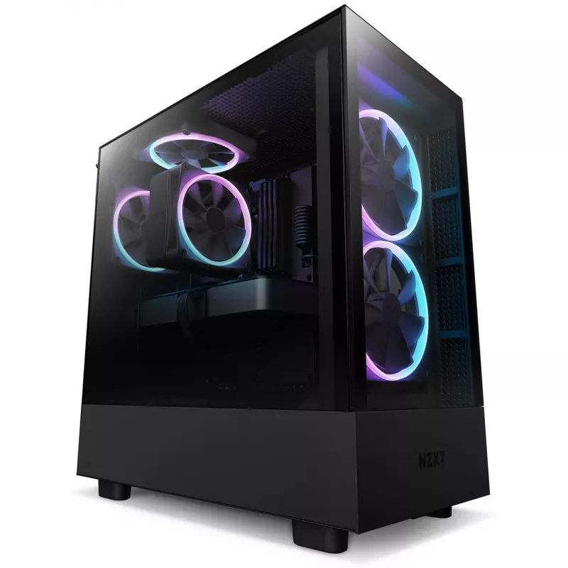 NZXT T120 RGB Prozessor-Luftkühler 12 cm Schwarz 1 Stück