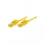 Tecline Premium - Patchkabel - RJ-45 (M) auf RJ-45 (M) - 50 cm - SFTP, PiMF - Cat.7 Rohkabel (Kabel) / CAT 6a (Ports) - Geschirmt, Halogenfrei, Rastnasenschutz - Gelb (70700Y)