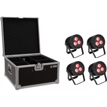 LED-PAR-Scheinwerfer-Set EUROLITE 20000845 — 4×9W, IP-Schutzart