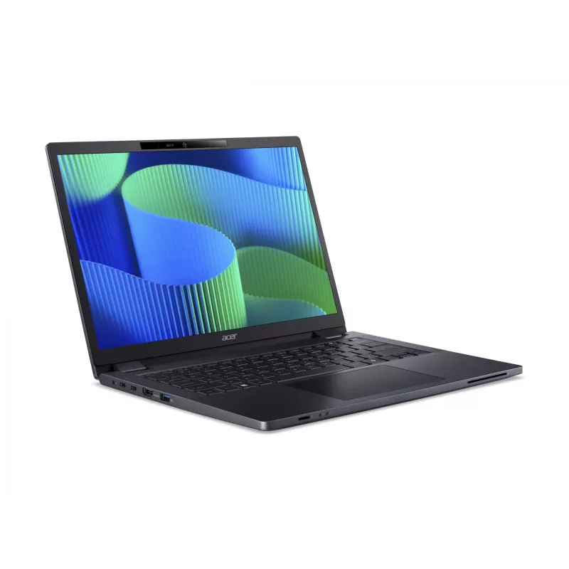 Acer | TravelMate TMP414-53-G2-TCO-585Q | Schieferblau | 14 Zoll | WUXGA | 1920 x 1200 Pixel | Intel Core 5 | 120U | 16 GB | DDR5 | Solid-State-Laufwerk 256 GB | Intel Iris Xe