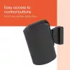Vogels Wandhalterung | Lautsprecher-Wandhalterung für Sonos Era 100 | Neigbar, drehbar | Maximale Tragfähigkeit 7 kg | Schwarz