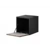 Cama geschlossener Aufbewahrungsschrank ROCO RO5 37/37/39 weiß/weiß/schwarz