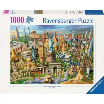 Puzzle Wahrzeichen der Welt (1000 Teile)