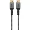 Pro Displayport 1.4 Sleeved - DisplayPort-Kabel - 2m - Schwarz