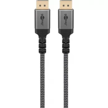 Pro Displayport 1.4 Sleeved - DisplayPort-Kabel - 2m - Schwarz