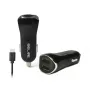 Autoladegerät 2xUSB + USB-C 2,1A schwarz