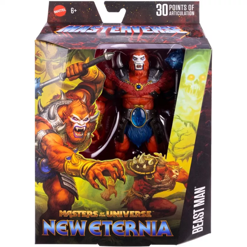 Action-Figur MATTEL Masterverse Core Beast Man JBP80 – sammelbare, bewegliche Figur