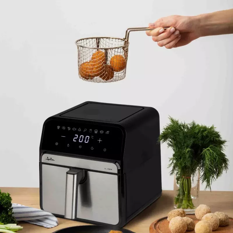 Elektrische Fritteuse Jata JEFR1242 1200W 2L – Tischfritteuse für den Hausgebrauch