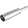 XLR auf 6,3 mm Mono-Adapter ShiverPeaks BS55030, Buchse XLR auf 6,3 mm TS
