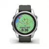 Garmin fēnix 7S Pro 3,05 cm (1,2 inch) MIP 42 mm Digital 240 x 240 Pixel Touchscreen Silber Wi-Fi GPS (Satellit)