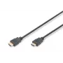 Assmann HDMI High Speed Verbindungskabel, Typ A M/M, 5,0 m, mit Ethernet, ehemals HDMI 1.4, UL, schwarz, gold (AK-330114-050-S)