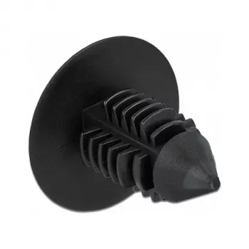 Tannenbaumclip DeLOCK 60187 schwarz Nylon 15mm 14.5mm 10 Stück