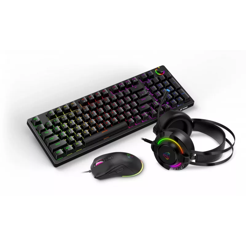 Gaming-Set Yenkee YGS 03 ECLIPSE 3-in-1 (Tastatur, Maus, Headset)