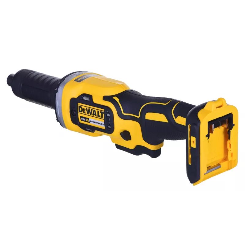 Geradschleifer DeWALT DCG426N-XJ, 18V Akku, 5000–25000 U/min, Spannzange Ø bis 6 mm, 760 W Ausgangsleistung, 1,19 kg