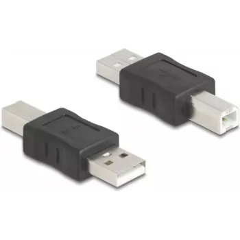 DeLOCK 67198 Kabel-Adapter USB Typ-A USB Typ-B Schwarz