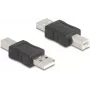DeLOCK 67198 Kabel-Adapter USB Typ-A USB Typ-B Schwarz