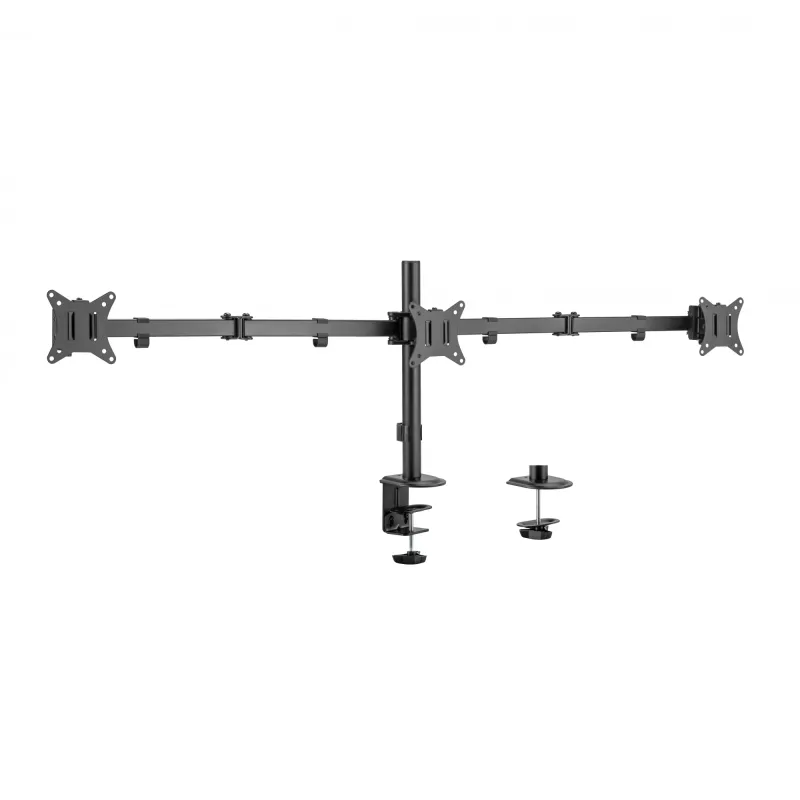 Monitorhalterung SBOX LCD-352/3-2 für 13–27 Zoll Bildschirme, 3 Arme, max. 9 kg pro Arm, VESA 100x100