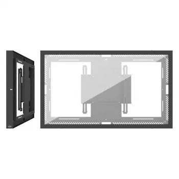 Wandgehäuse SMS 43L/P G2 BL für 109,2 cm (43 Zoll) Bildschirme, VESA 200x400–400x400, Schwarz
