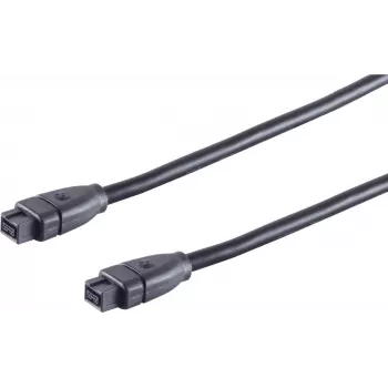 FireWire IEEE 1394b Kabel 9-polig auf 9-polig, 5,0 m, schwarz — Divers CO 77305