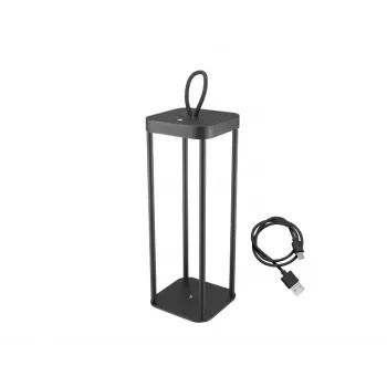 Wiederaufladbare Laterne Beper P207ILI100 — Schwarz, tragbare LED-Beleuchtung