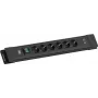 Power Strip Bachmann CONNECTUS BM005922 — 6×CEE7 sockets, 1×USB-A 22W, 2.0 m Kabel