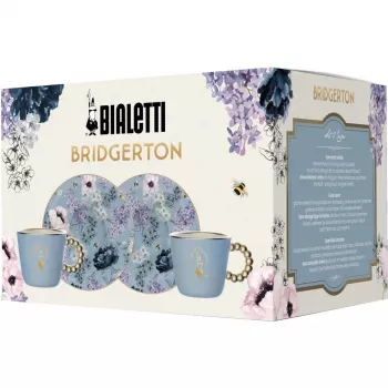 Bialetti Bridgerton für Espresso 2 Stk. x 80 ml Blau