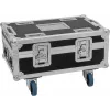 Flightcase Roadinger BAS-1 für 8× SILENT PAR 6 QCL — Transportkoffer