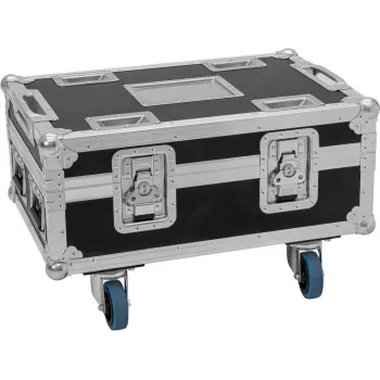 Flightcase Roadinger BAS-1 für 8× SILENT PAR 6 QCL — Transportkoffer