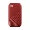WD My Passport SSD WDBAGF0010BRD - SSD - verschlüsselt - 1TB - extern (tragbar) - USB 3,2 Gen 2 (USB-C Steckverbinder) - 256-Bit-AES - Rot (WDBAGF0010