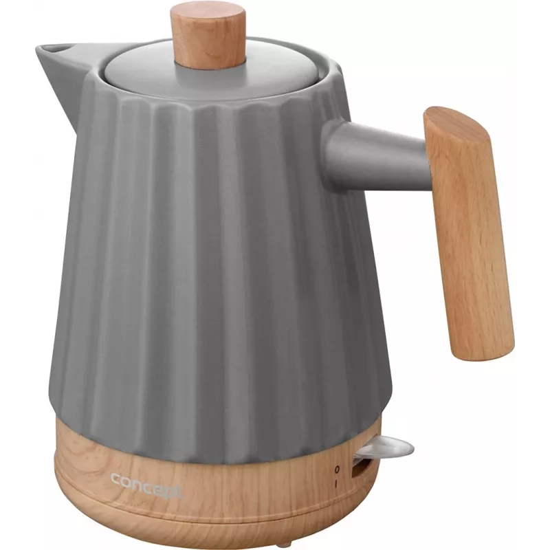 Concept RK0092 Keramik-Wasserkocher 1,5 l Dunkelgrau