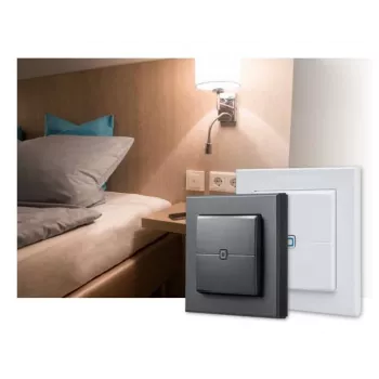 eQ-3 AG Homematic IP HmIP-WRC2-A-2, Wireless, RF Wireless, Anthrazit, Wand, 868-868,6 / 869,4-869,65 MHz, Tasten