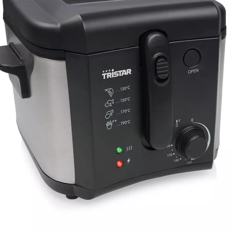 Tristar Fritteuse | FR-6878 | Leistung 1600 W | Fassungsvermögen 2,5 L | Schwarz