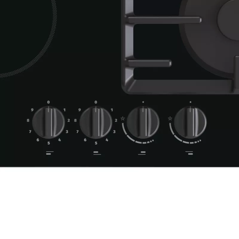 Gorenje GCE691BSC Schwarz Einbau 60 cm Kombi 4 Kochzone(n)