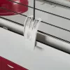 Käfig Ferplast Krolik 140 Plus für Kaninchen, Grau/Rot, B1420×T600×H500 mm, Metall/Kunststoff