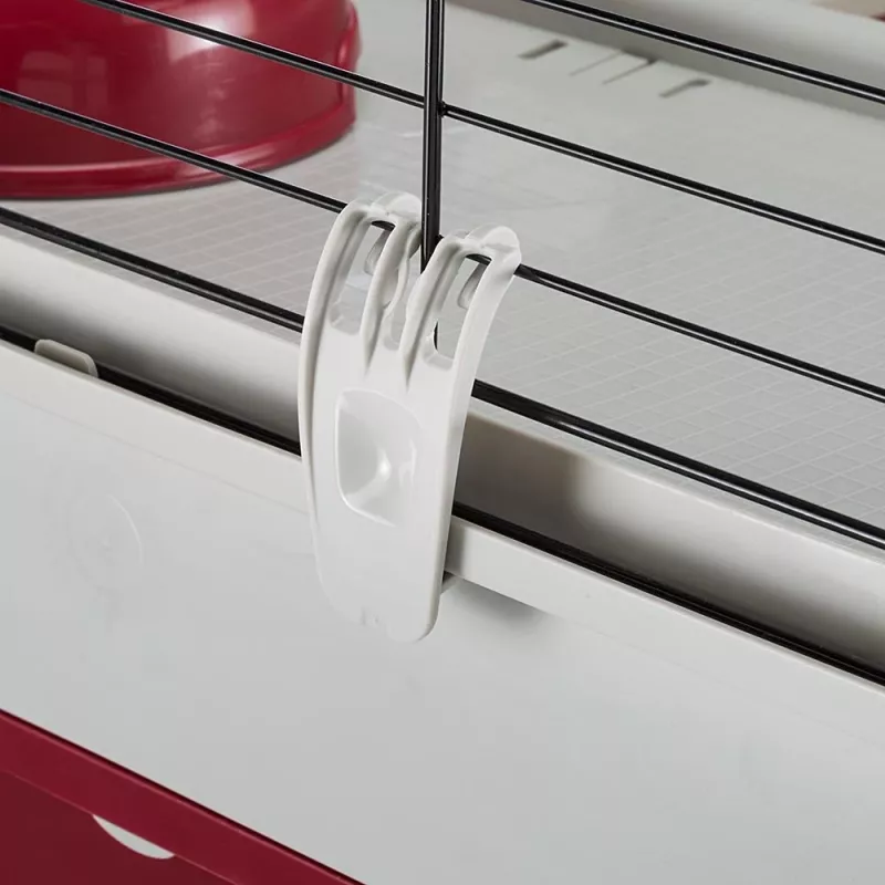Käfig Ferplast Krolik 140 Plus für Kaninchen, Grau/Rot, B1420×T600×H500 mm, Metall/Kunststoff