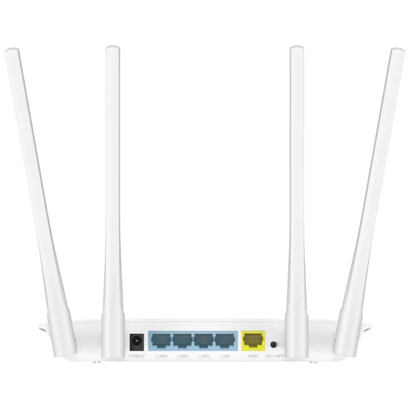 Tischrouter Cudy WR1200 Dualband Wi‑Fi 5 (802.11ac) 867 Mbit/s, 4x RJ‑45 LAN, Weiß