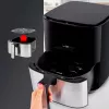 Clatronic FR 3782 H, Heißluftfritteuse, 5 l, 80 °C, 200 °C, Einzelbild, Schwarz, Edelstahl