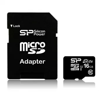 Silicon Power Elite Speicherkarte 16 GB MicroSDHC Class 10 UHS-I