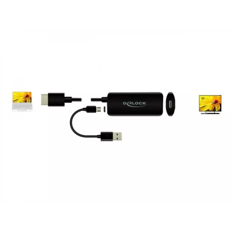 Adapter HDMI-A Stecker auf USB Type-C Buchse DeLOCK 63251