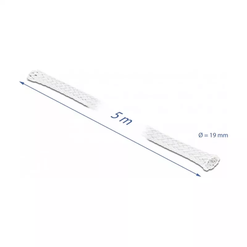 Kabelschlauch DeLOCK 20695 Weiß