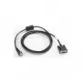 RS232-Kabel für Cradle-Host Motorola 25-63852-01R Schwarz