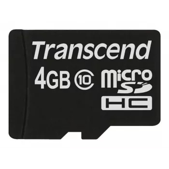 Flash-Speicher Transcend 4GB MicroSDHC Class 10 TS4GUSDC10