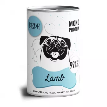 PAKA ZWIERZAKA Pepe Lamb - Nassfutter für Hunde - 400g