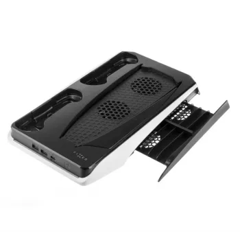 Kühl- und Ladestation FIXED FIXPS5-MCS-BW — multifunktionale Station für PS5 DualSense-Controller