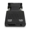 SAVIO CL-145 VGA-zu-HDMI-Konverter, Audio, Full HD, Schwarz