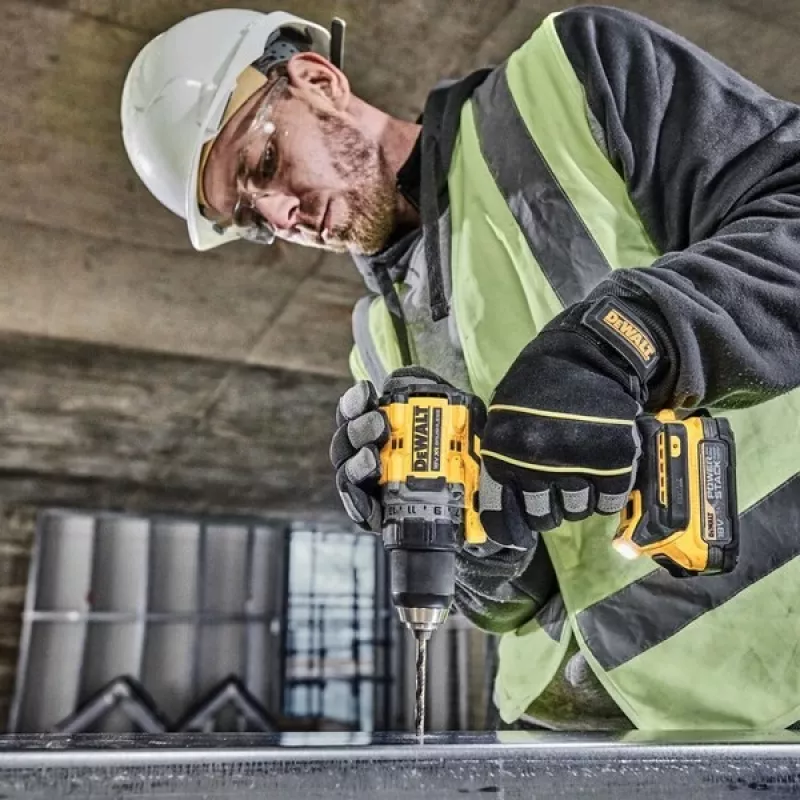 DeWALT DCD800E2T-QW Bohrmaschine 2000 U/min 1,28 kg Schwarz, Gelb