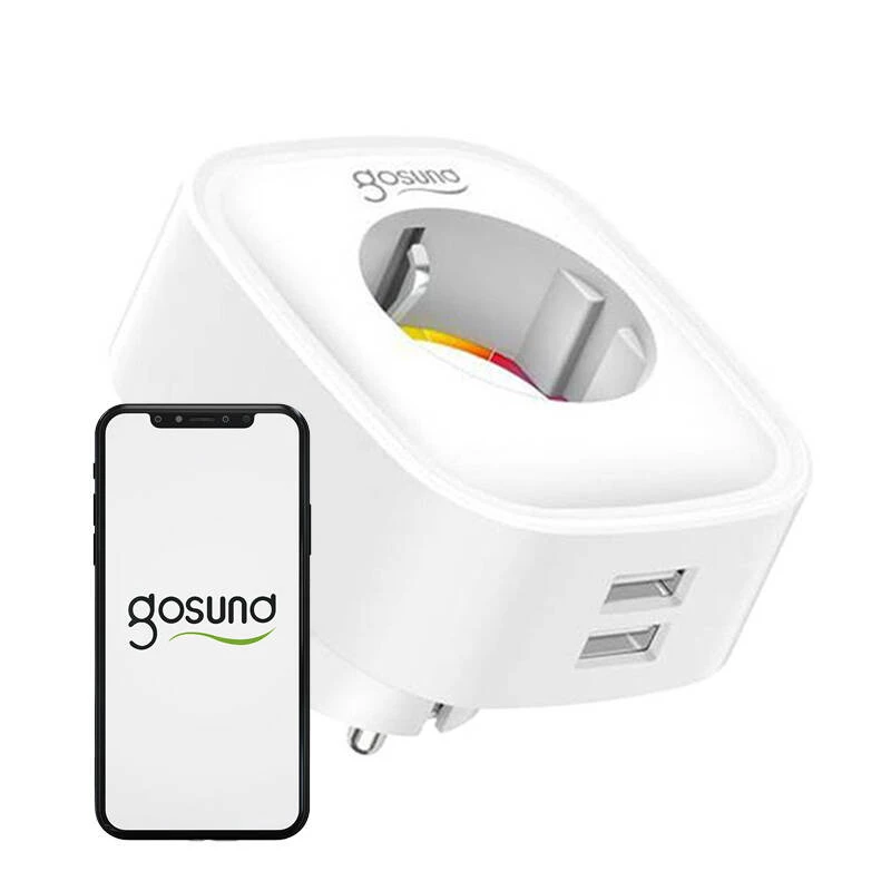 Smart-Steckdose WiFi Gosund SP112 2xUSB, 16A, Tuya