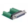 Adapter DeLOCK 65317 25p 27p Schwarz Grün Silber